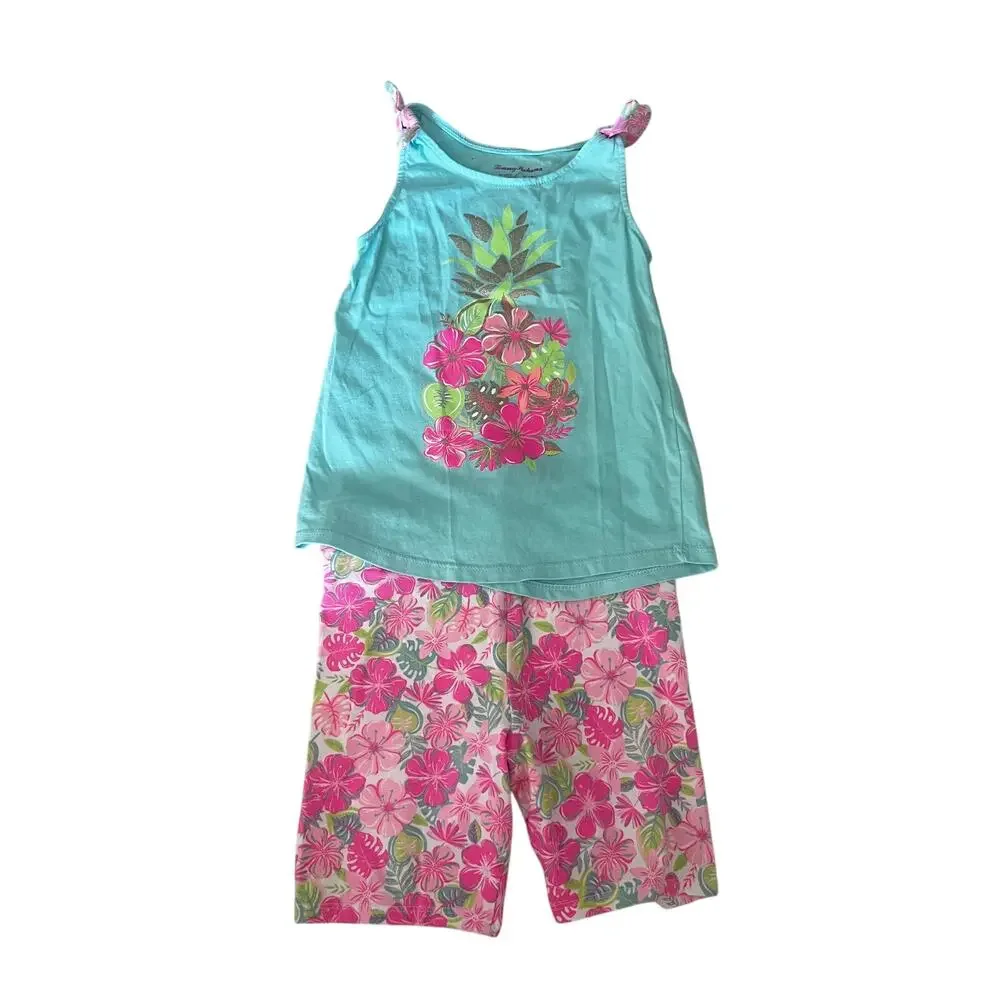 Tommy Bahama Short Set Size 5 -6 Floral Graphic